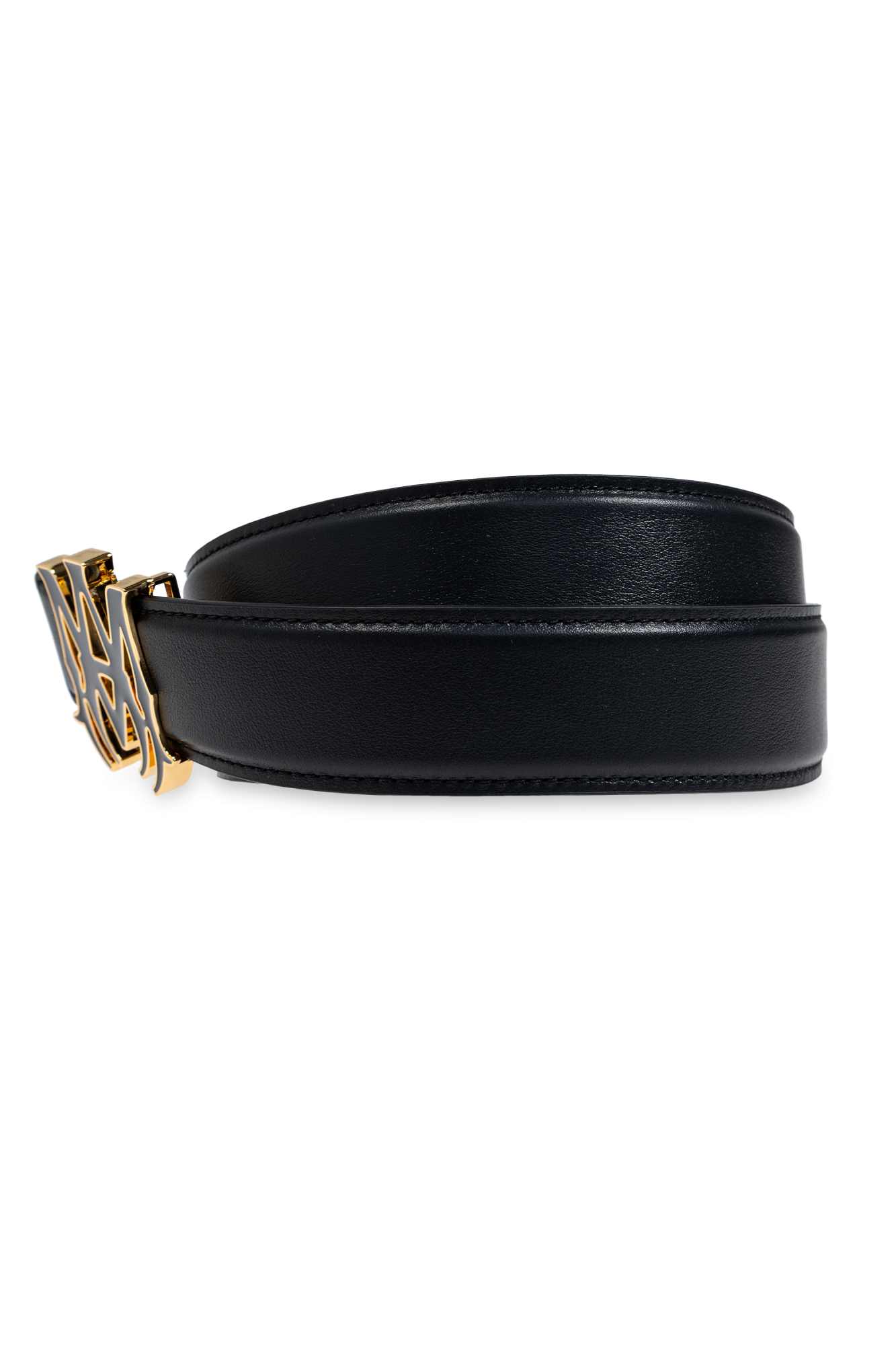 Black Leather belt Amiri - SchaferandweinerShops Australia